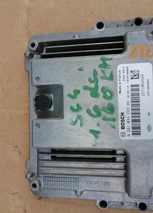 Блок управления двигателем эбу renault 237106468r