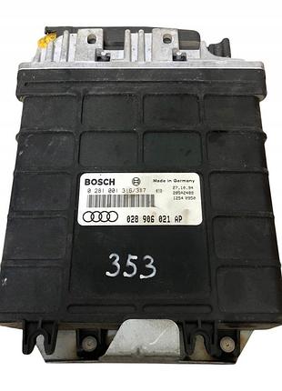 Блок управления двигателем эбу audi 80 b4 1.9tdi 028906021ap