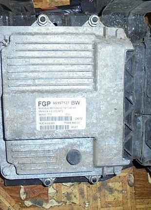 Блок управления двигателем эбу opel 55197127bw 65832099