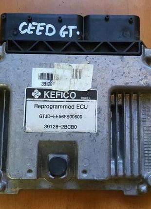 Блок управления двигателем эбу керування двигуном kia ceed gt 1.6 39128-2bcb0 ee56fs00600