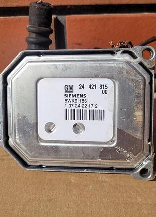 Блок управления двигателем эбу opel omega b ii 2.2 16v 24421815