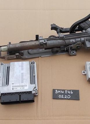 Блок управления двигателем эбу immo kit bmw e 46 2.0 d ліфт m47t ul