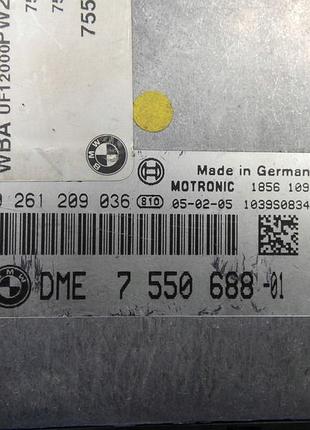 Блок управления двигателем эбу bmw 1 e81 e87 3 e90 e91 1.6 16v 7550688 2