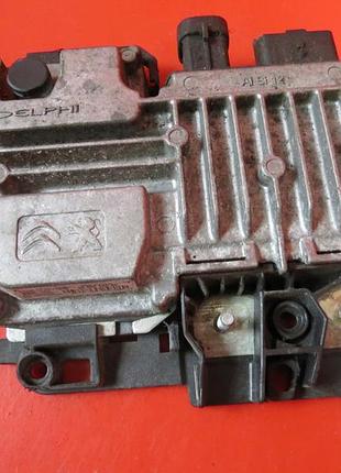 Блок управления двигателем эбу citroen c3 ii 2 peugeot, пуск-стоп 9808655680