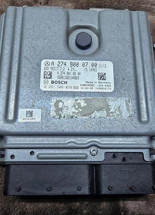 Блок управління двигуном ебу mercedes-benz 0261s06039 a2749000700