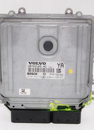 Блок управління двигуном ебу volvo v70|s80 s80 ii v70 2.4d d5 30743103ad 0281012765