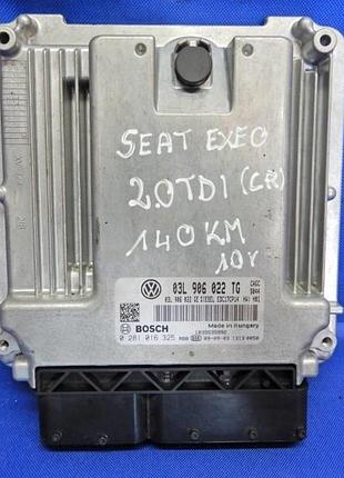 Блок управления двигателем эбу не сидіння exeo 2.0tdi 03l906022tg 0281016325
