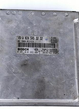 Блок управления двигателем эбу блок mercedes-benz 2.7 a0245453232 0281010283 дева