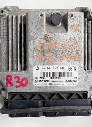 Блок управления двигателем эбу opel 0281017950 e2355580691