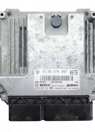 Блок управления двигателем эбу opel corsa d 55578997 00tb