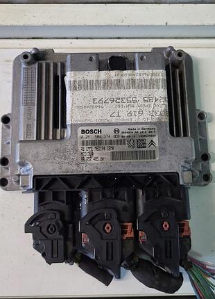 Блок управління двигуном ебу peugeot 308 t7 1.6 vti 9665248580