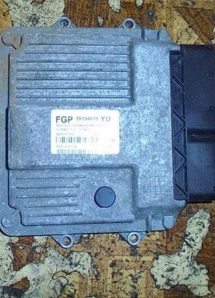 Блок управления двигателем эбу opel 55194018 yu 65832099