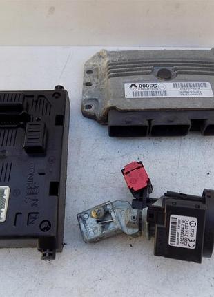 Блок управління двигуном ебу ний комплект renault modus 1.4 16v 8200376474 8200292040