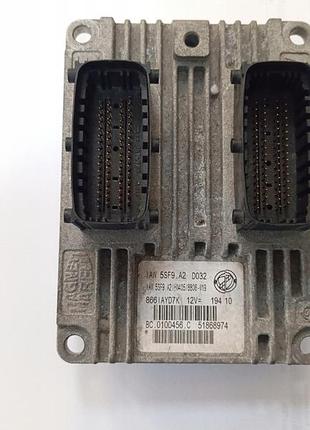 Блок управления двигателем эбу fiat punto evo 1.4 8v iaw5sf9.a2 51868974
