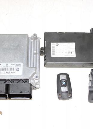 Блок управління двигуном ебу bmw e87 e90 e91 n47 cas3 7809001 паливний комплект