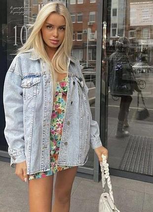 Джинсовая куртка в рубашечном крое скидка ❤️ 2