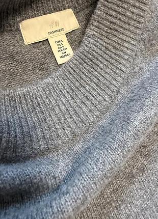 Кашемировый свитер джемпер h&m premium 4