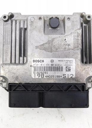 Блок управления двигателем эбу fiat ibravo 1.6 0281014456 51828291