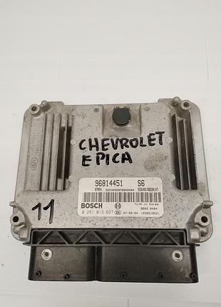 Блок управления двигателем эбу vcdi chevrolet 96814451