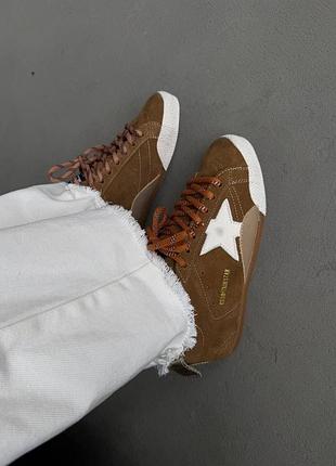 Кросівки golden goose true star brown