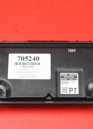 Блок управления двигателем эбу 89661-0u170 mb276200-2452 toyota yaris iii 1.5 vvti 111 hp 11-19