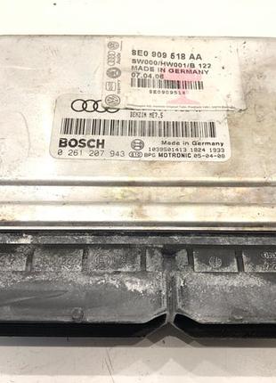 Блок управления двигателем эбу audi a4 b6 0261207943 1.8t 163km 00-05 контроллера lork-486-16883
