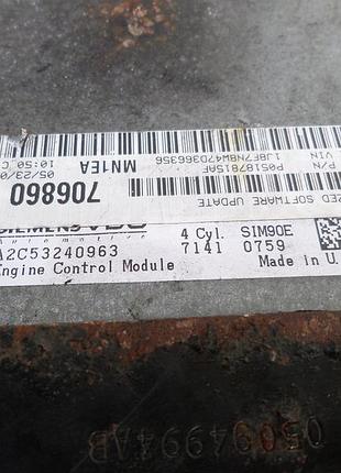 Блок управления двигателем эбу dodge dodge|caliber caliber 1.8b 16v a2c53240963 2