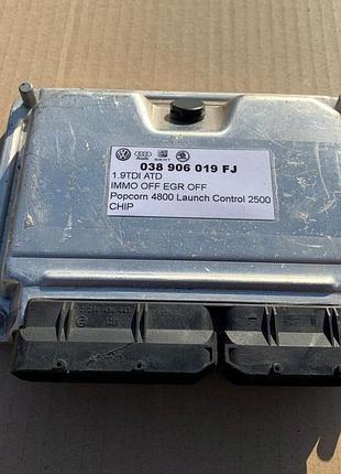 Блок управления двигателем эбу 038906019fj 1.9 tdi immo off chip popcorn запуск