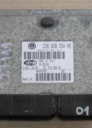 Блок управління двигуном ебу skoda 036906034he