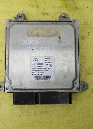 Блок управления двигателем эбу mercedes-benz w205 2.2cdi a6519005203