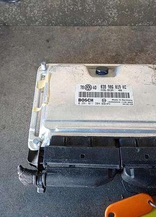 Блок управления двигателем эбу bosch 038906019kc