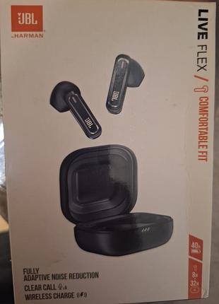 Беспроводные наушники jbl live flex black