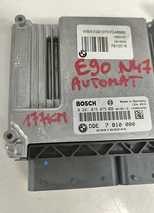 Блок управления двигателем эбу bmw e81 e87 e90 lci 120d 320d n47 2