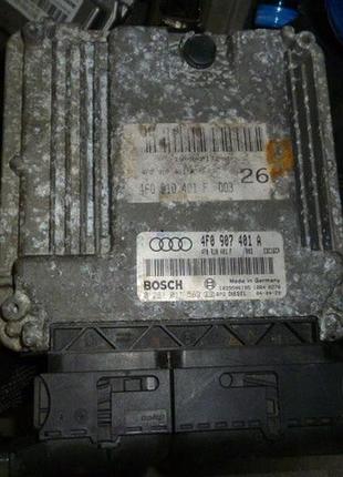 Блок управління двигуном ебу штатний audi 4f0907401a