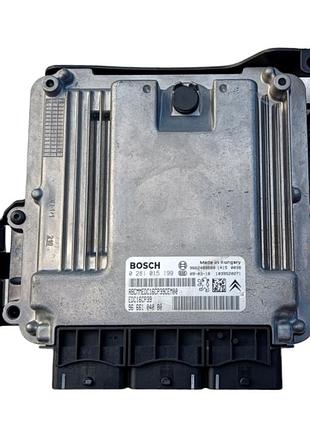 Блок управления двигателем эбу peugeot citroen 9666104080 0281015199