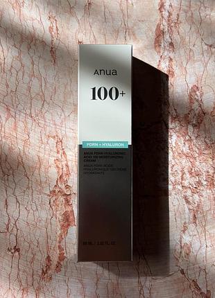 Зволожувальний крем для обличчя anua pdrn hyaluronic acid 100 moisturizing cream 60 мл