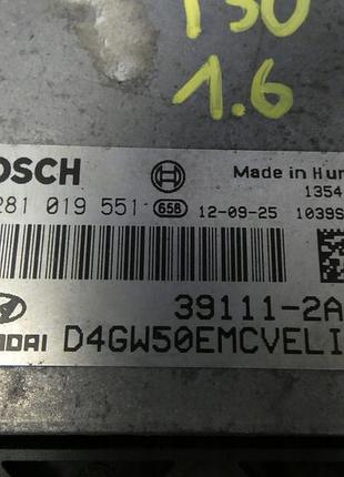 Блок управления двигателем эбу hyundai 39111-2a943 2