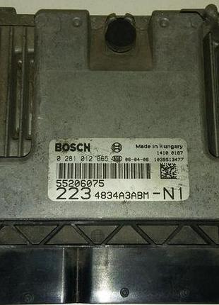 Блок управління двигуном ебу fiat doblo 1.9 jtd 0281012865