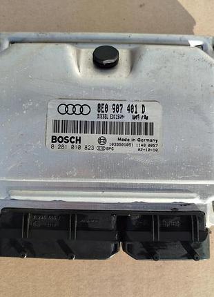 Блок управления двигателем эбу audi 8e0907401d
