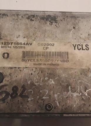 Блок управління двигуном ебу opel 12571664