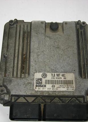 Блок управления двигателем эбу 7l0907401 0281011960 touareg 3.0
