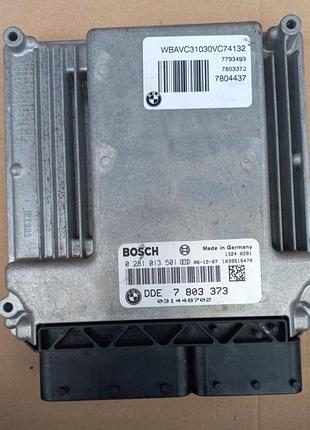 Блок управления двигателем эбу bmw e90 0281013501
