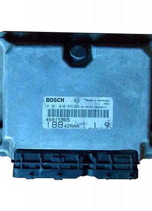 Блок управления двигателем эбу fiat punto 1.9 46815965 0281010846 reset clean logged off