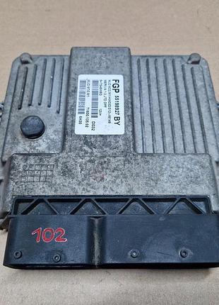 Блок управления двигателем эбу opel meriva a 1.3 cdti 55198927 by mjd6o2.m1 (c)
