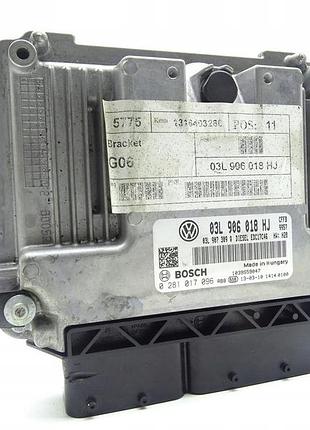 Блок управління двигуном ебу volkswagen sharan 7n 2.0 tdi 03l906018hj