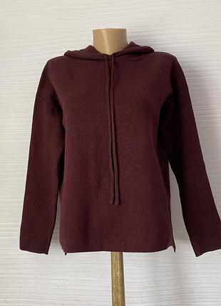 Massimo dutti шерстяное женское худи р s