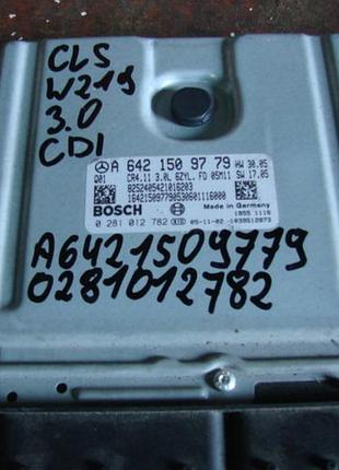 Блок управления двигателем эбу mercedes-benz cls 3.2 cdi a6421509779 0281012782