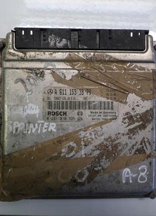 Блок управления двигателем эбу mercedes-benz sprinter cdi a6111533879 0281010525
