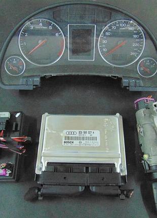 Блок управления двигателем эбу audi 8e0909557h