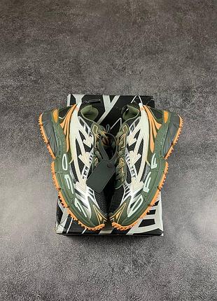 Кроссовки off white be right back green orange white